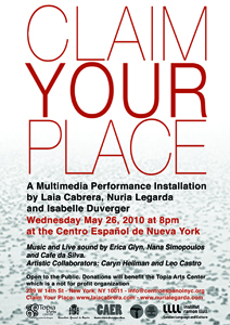 Claim your Place Centro Espanol NYC